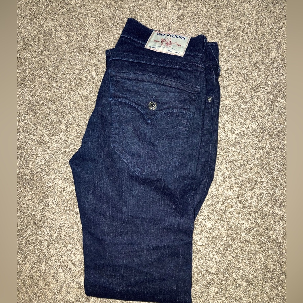 True Religion Jeans Rocco Size 31/32 Relaxed Skinny